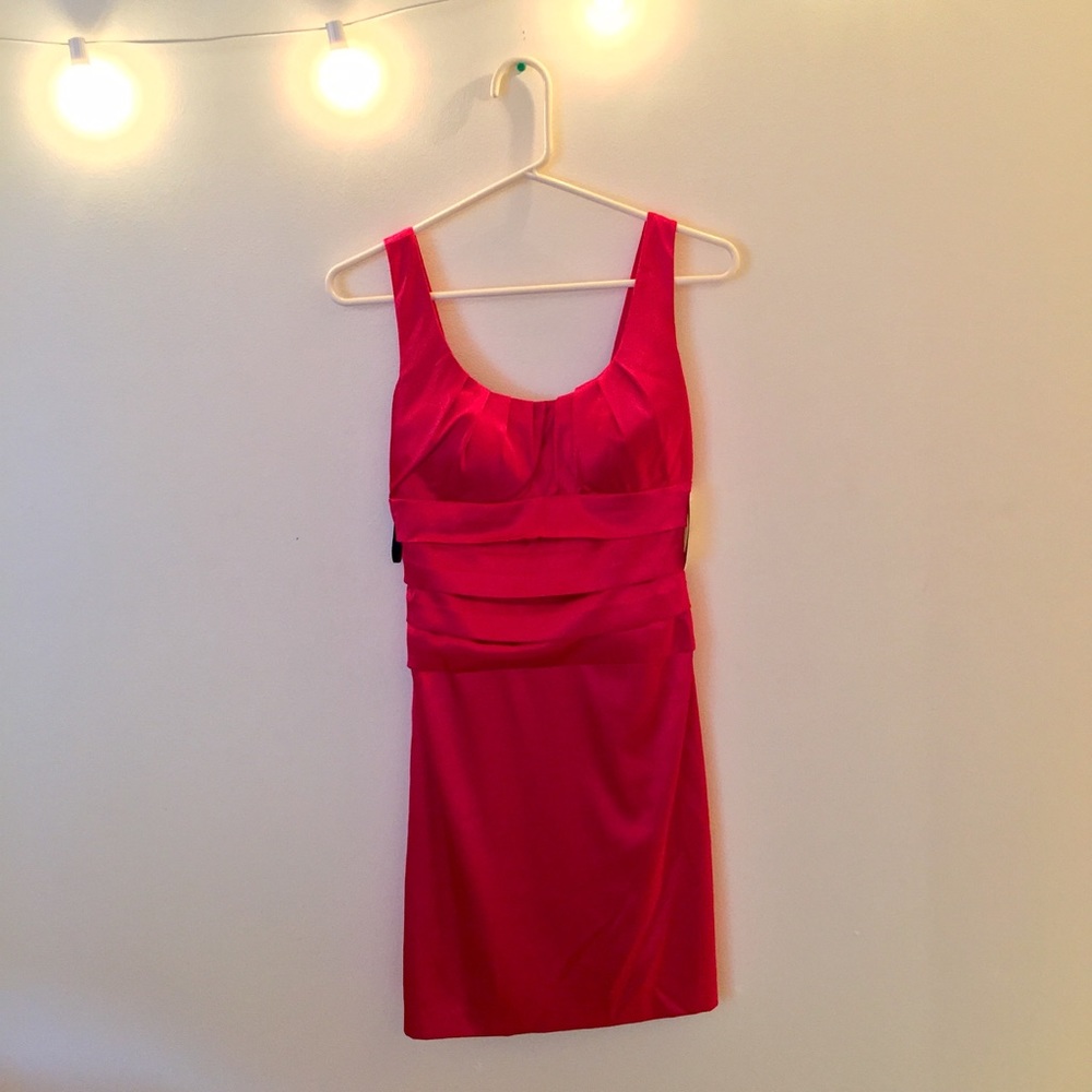 NWT B. Darlin Red Bodycon Mini Dress